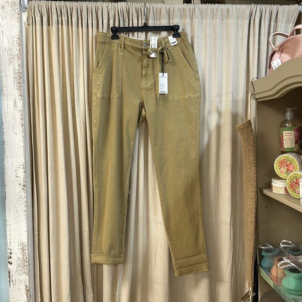 Judy Blue HW khaki jogger 88815
